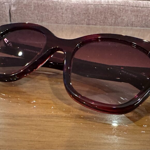 Longchamp Striped Bordeaux Sunglasses main image 5